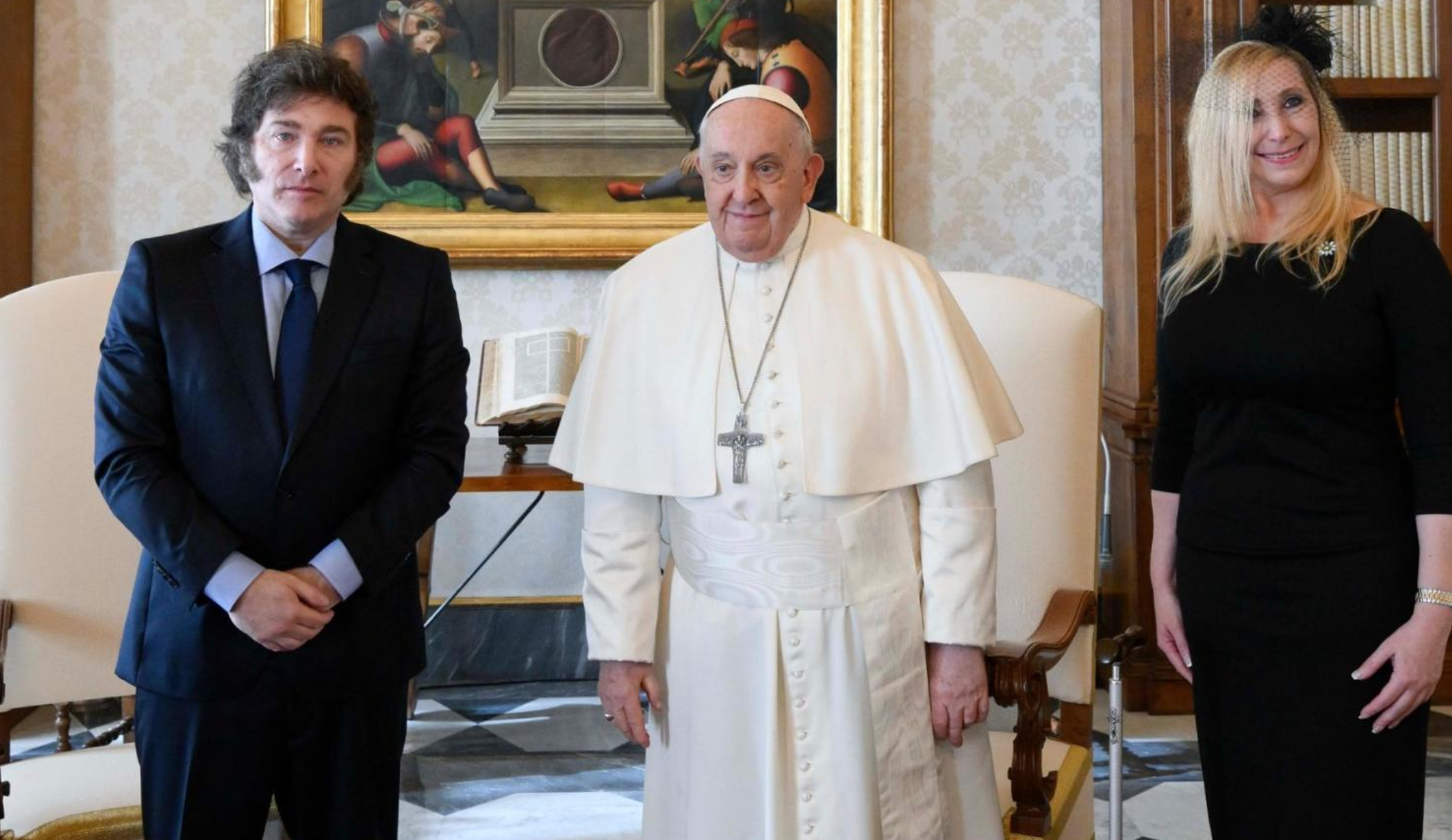 Papa Francisco se reúne con el presidente de Argentina Javier Milei